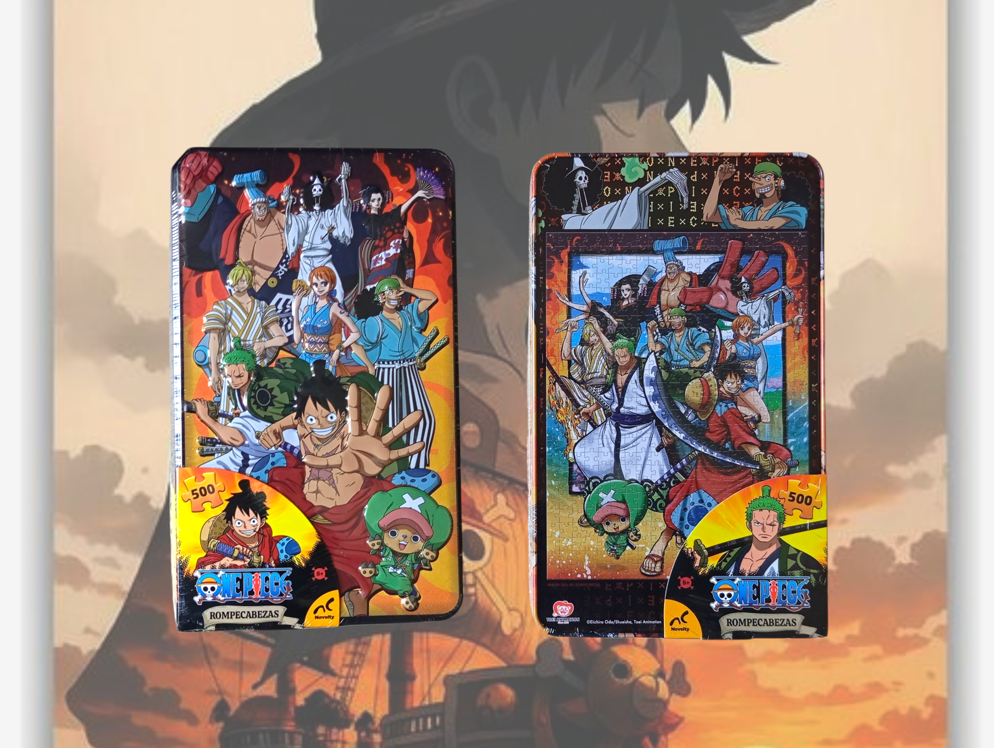 Rompecabezas caja metalizada One Piece